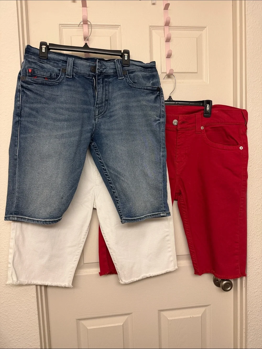 Mens True Religion denim shorts bundle